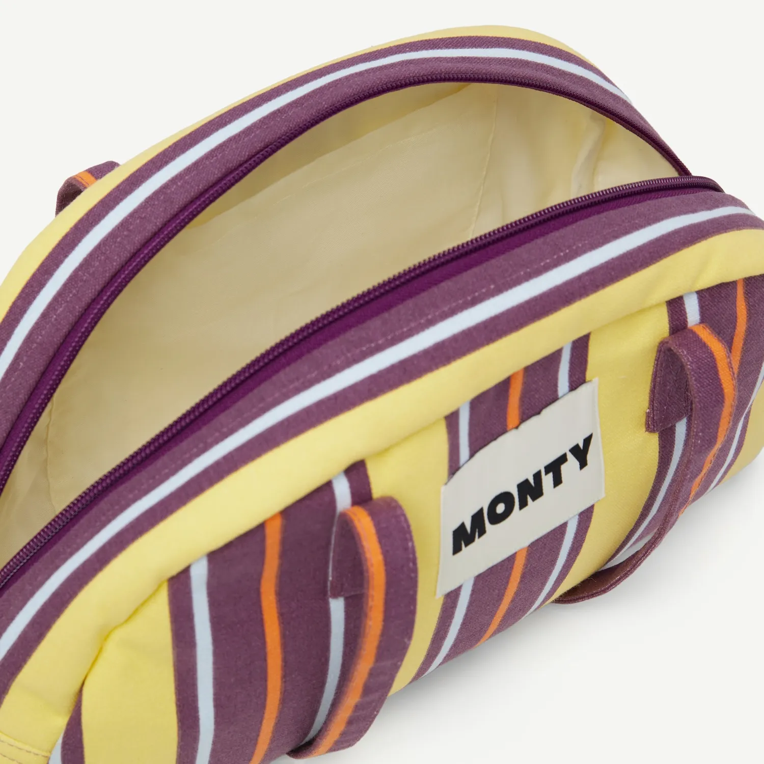 Arc Organic Cotton - Plum & Custard - Image 2