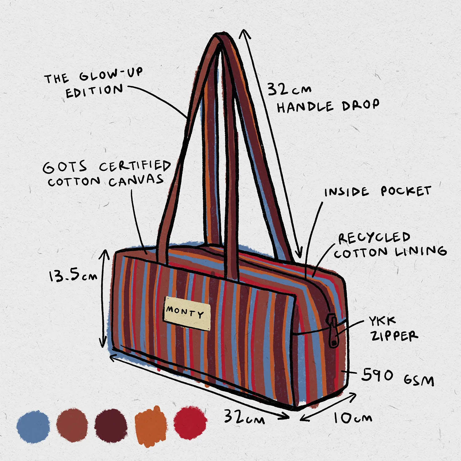Domino Organic Cotton - Sienna & Haze - Image 6