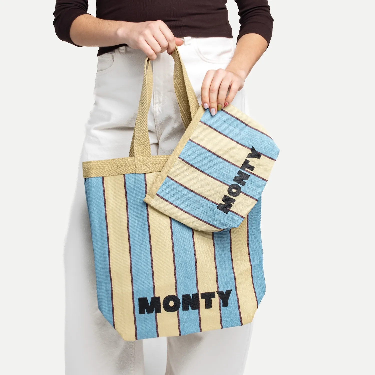 Shopper Recycled Nylon - Oatmeal & Cloud - Image 5