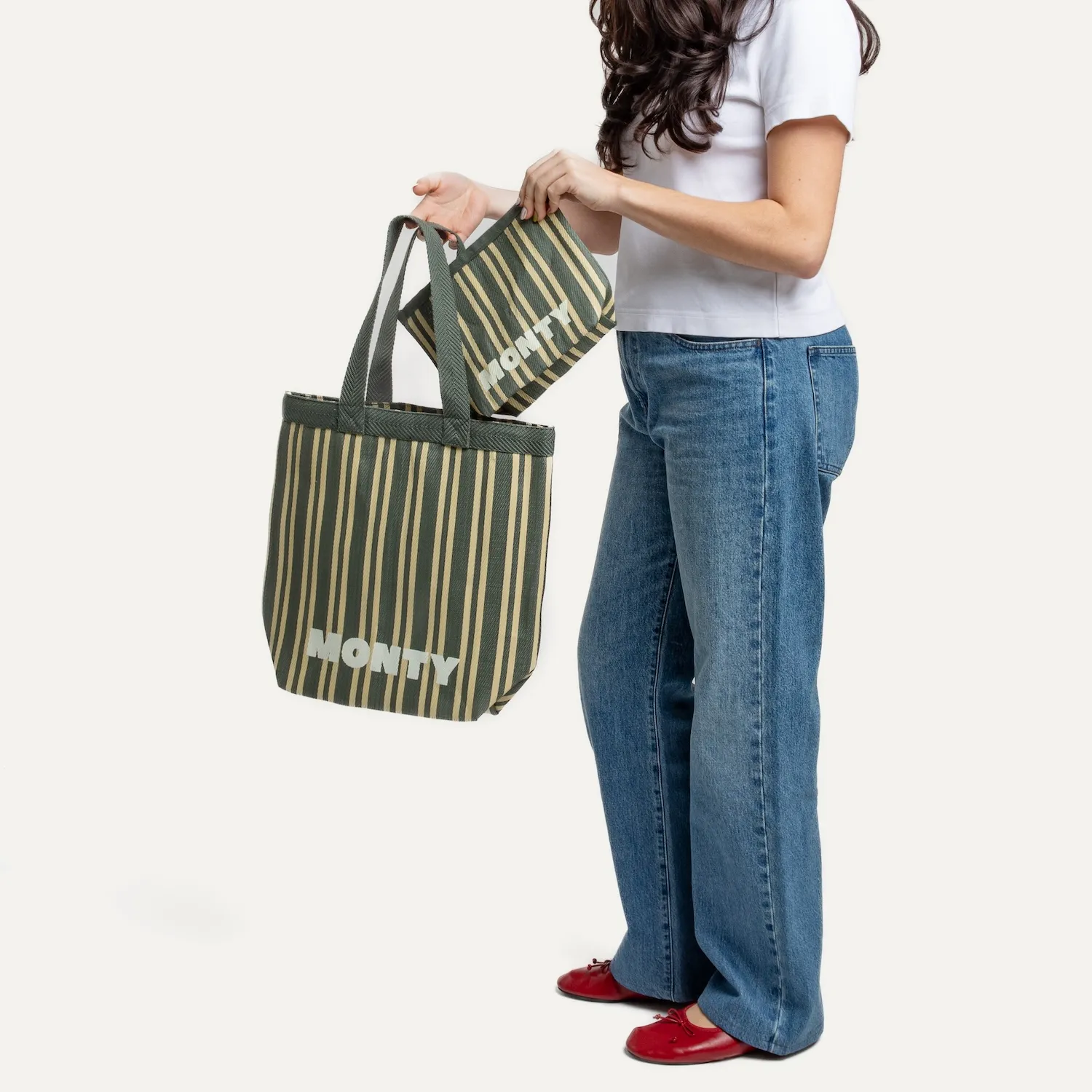 Shopper Recycled Nylon - Olive & Zest - Image 5